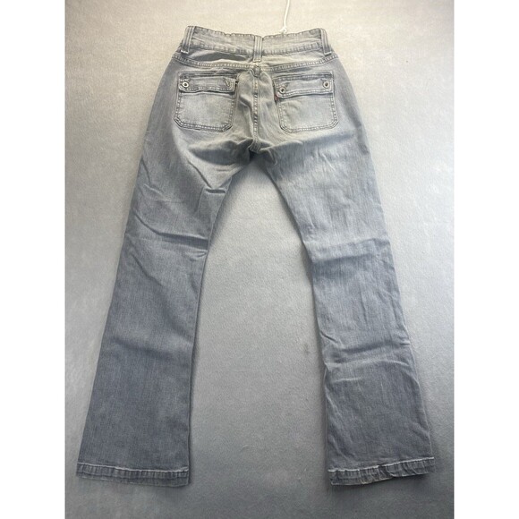 Levis 542 Low Straight Retro Patch Flap Pocket Gray Women Jeans 8 M WPL 423 - Picture 4 of 13